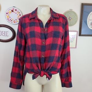 American Eagle Outfitters Boyfriend Flannel | M